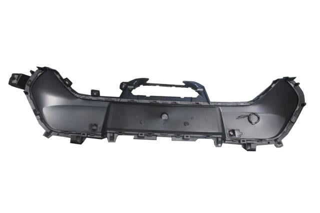 PEUGEOT 208- 24/25; ARKA TAMPON BANDI ORTA SENSÖR DELİKLİ (ÇEKİ DEMİRİ KAPAKLI)(PLAKA YUVALI)(TW)