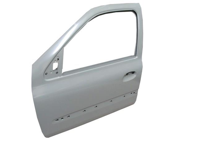 RENAULT CLIO- 2- HB- 98/01; ÖN KAPI KOMPLE SOL BAND DELİKLİ/GRİ BOYALI (İCELİ/ÇEKOMASTİKLİ)(TW)