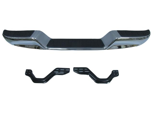 TOYOTA HILUX- PICK UP LN145- D4D 02/05; ARKA TAMPON (NİKELAJLI ALTI BOMBELİ BAĞLANTI BRAKETLERİ İLE)