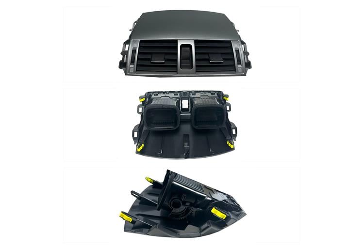Toyota Izgara Kalorifer Corolla 07-12 Orta (Gümüş Gri)