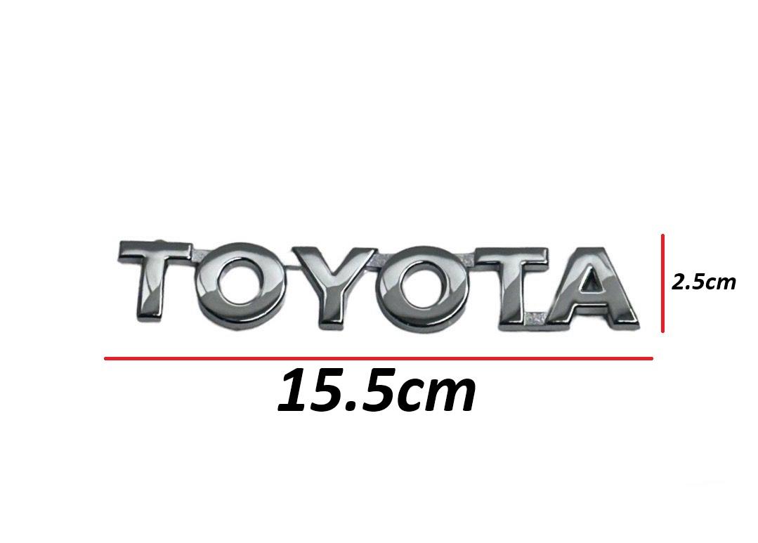 Toyota Yazı Hılux Revo 15-18 Arka (Toyota Yazısı)