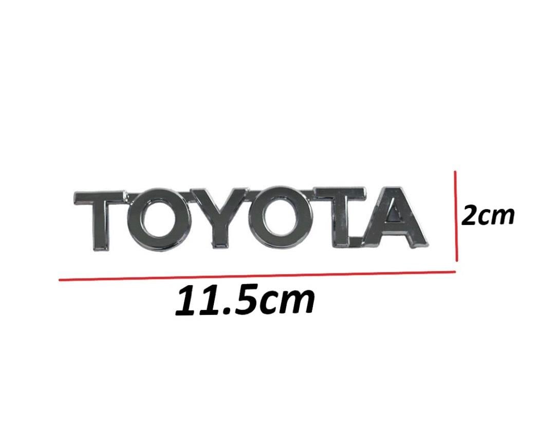Toyota Yazı Yaris 06-10 Arka (Toyota Yazısı)