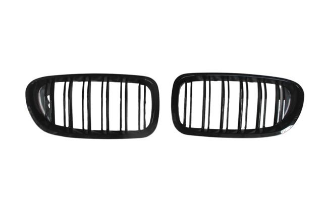 (YENİ ÜRÜN!!!)BMW 5 SERI- F10- 10/16; ÖN PANJUR SAĞ/SOL SET (2 PARÇA) (ÇİFT ÇITALI) (PİANO SİYAH)