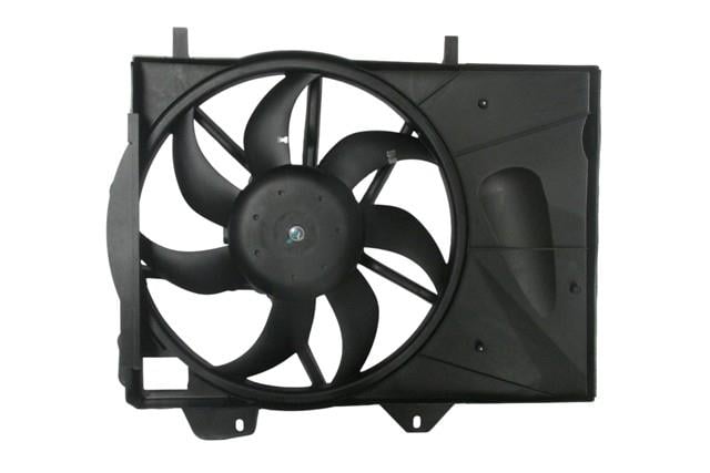 (YENİ ÜRÜN!!!)CITROEN C ELYSEE- 17/24; RADYATÖR FAN DAVLUMBAZI KOMPLE (UZUN) (MOTORLU)(7 KANAT) (ORİS)