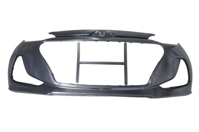 (YENİ ÜRÜN!!!)HYUNDAI I10- 16/19; ÖN TAMPON SİYAH (SİS/PANJUR DELİKİ) (TYG)