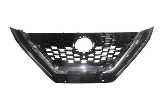 (YENİ ÜRÜN!!!)NISSAN QASHQAI- J12- 22/24; ÖN PANJUR SİYAH NİKELAJ ÇITALI KAMERA DELİKLİ (TYG)