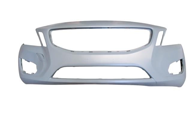 (YENİ ÜRÜN!!!)VOLVO S60- 10/13; ÖN TAMPON ASTARLI GRİ FAR YIKAMA DELİKSİZ (SİS VE PANJUR DELİKLİ)(TYG)