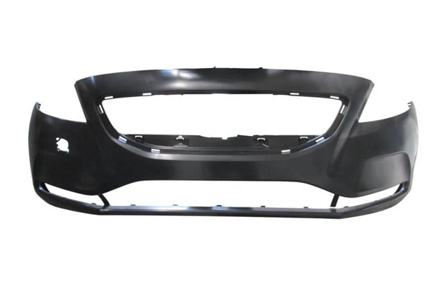 (YENİ ÜRÜN!!!)VOLVO V40- 13/19; ÖN TAMPON SİYAH/FAR YIKAMA DELİKSİZ (TYG)