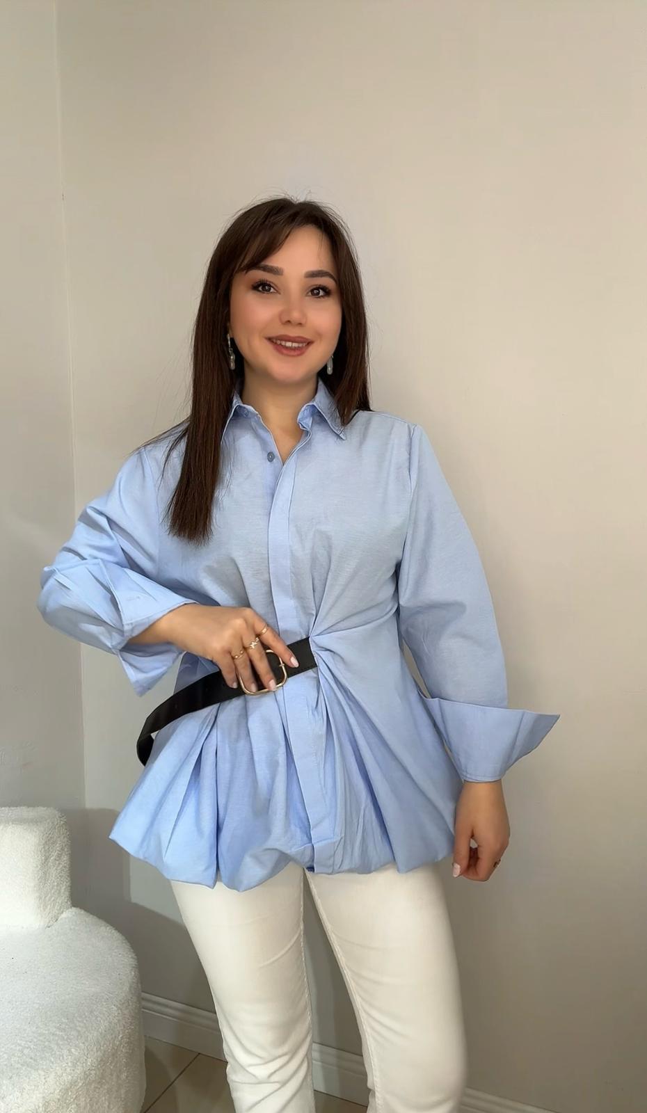 Kemerli Bombeli Özel Seri Gömlek
