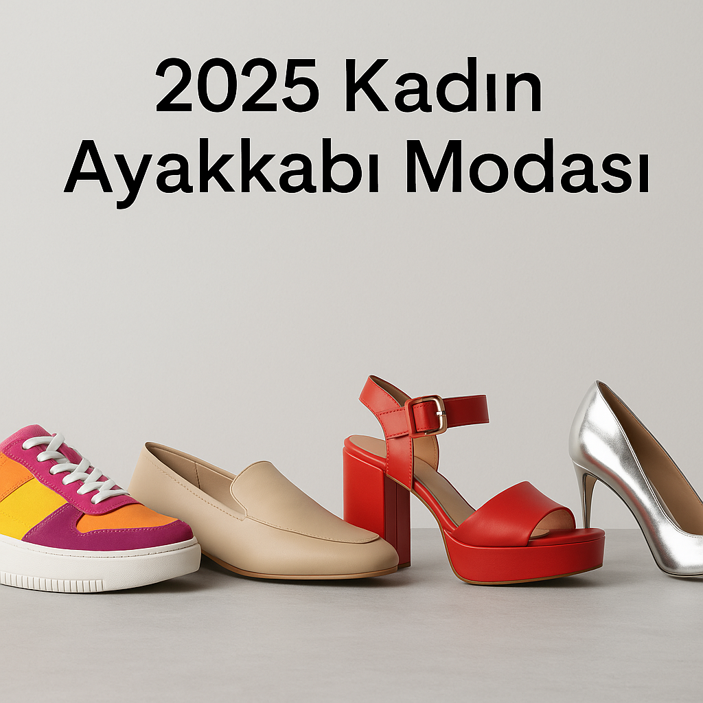 2025 kadın ayakkabı modası: canlı renkli sneakerlar, platform topuk ayakkabılar ve sürdürülebilir malzemelerden üretilmiş yeni sezon kadın ayakkabıları