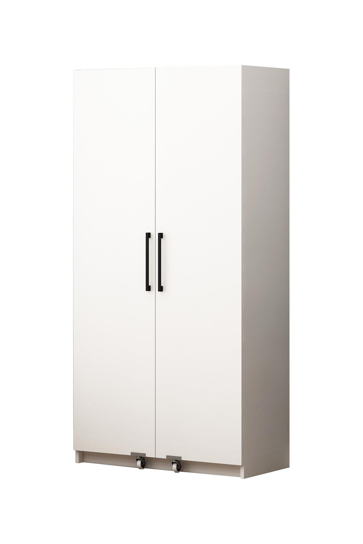 Erzak Dolabı 2 kapak 180 cm Beyaz