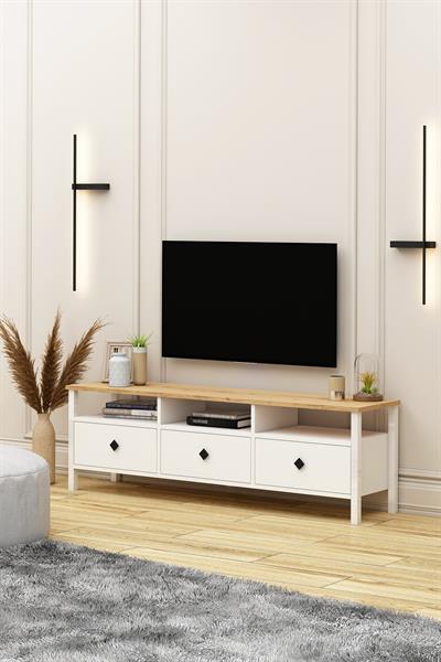 Avmpark Remy Tv Ünitesi 150 cm Sepet-Beyaz Alt Modül