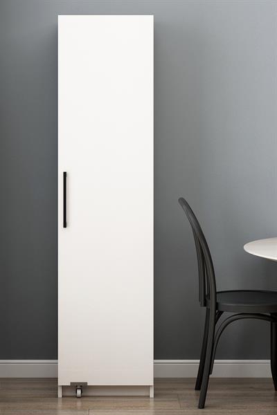 Avmpark Tek Kapaklı Erzak Dolabı 180 cm Beyaz