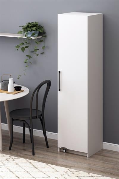 Avmpark Tek Kapaklı Erzak Dolabı 180 cm Beyaz