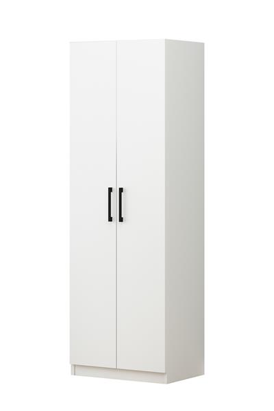 Tiba 4 Raflı Beyaz Bazalı Çok Amaçlı Dolap Banyo Dolabı Erzak Dolabı