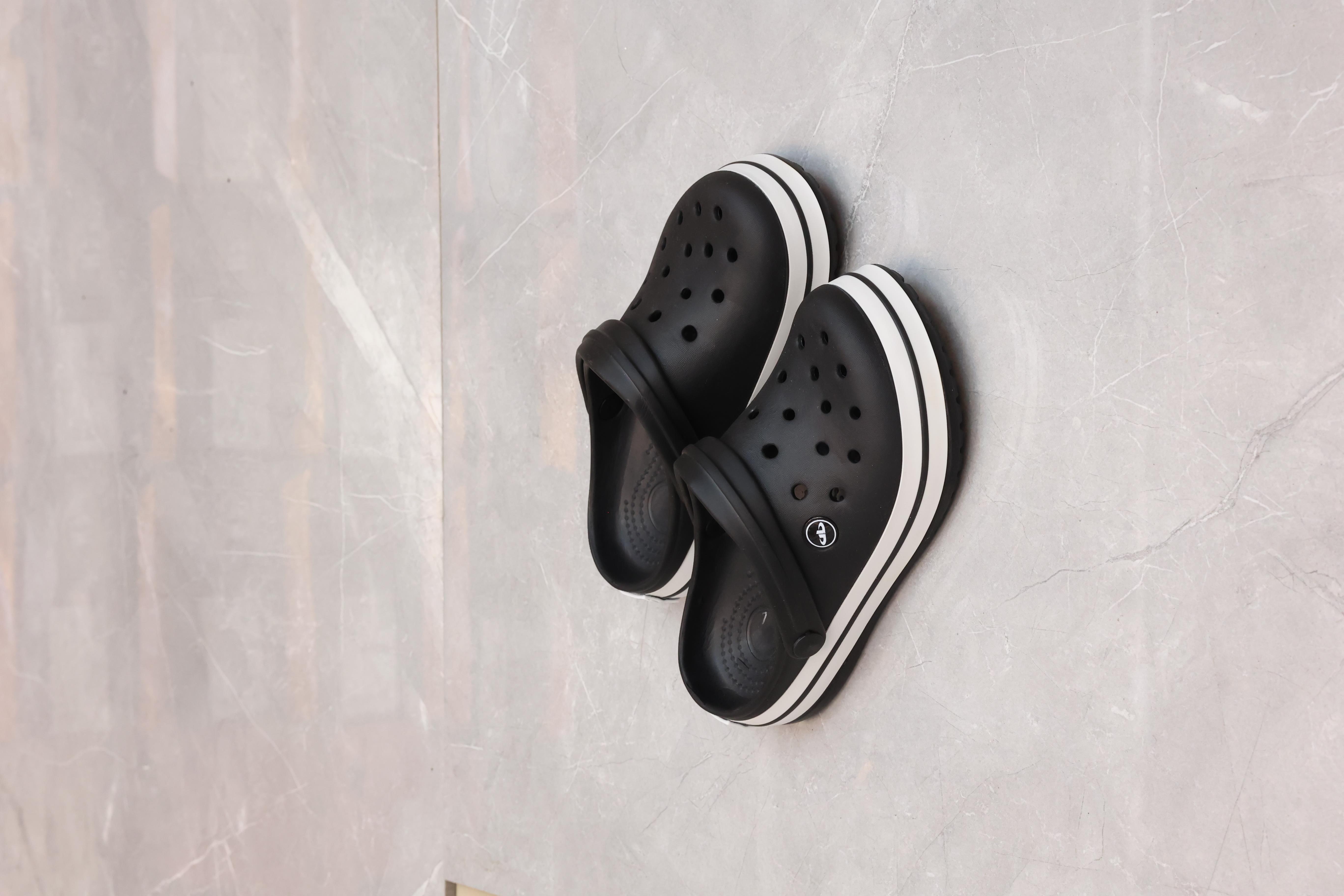 Siyah Hastane Crocs Terlik Yumuşak Kalieteli
