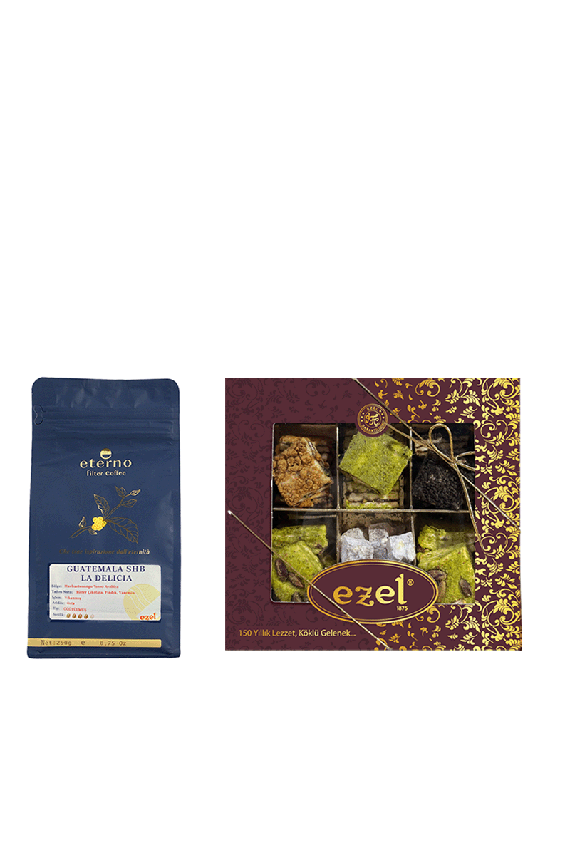 Eterno Guatemala Öğütülmüş Filtre Kahve 250g & Özel Lokum Seti