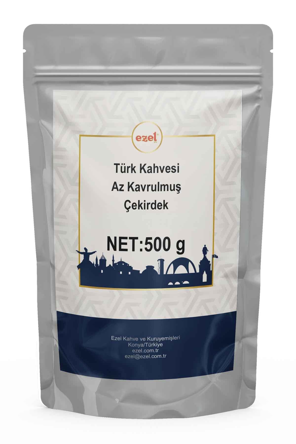 Ezel Az Kavrulmuş Türk Kahvesi Çekirdeği 500gr – Zipli Ambalaj  