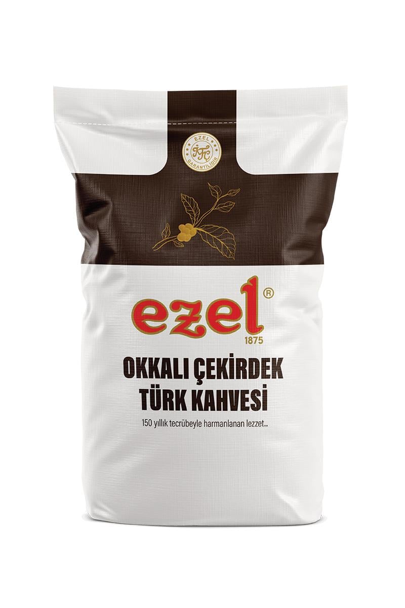 Ezel Okkalı Türk Kahvesi Çekirdeği - Çifte Kavrulmuş 5000 g