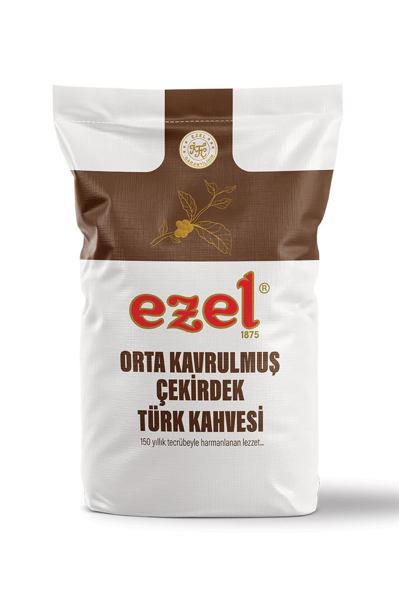 Ezel Orta Kavrulmuş Türk Kahvesi Çekirdeği 5000 g
