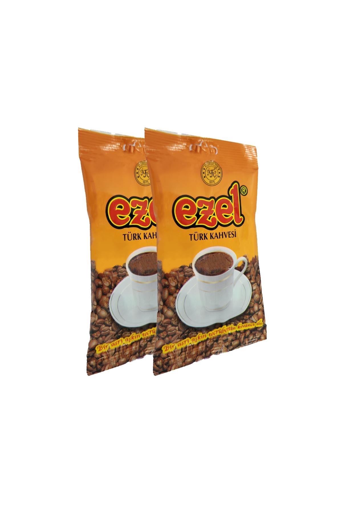 Ezel Türk Kahvesi Orta Kavrulmuş - Taze Öğütülmüş – 2 x 100gr Set