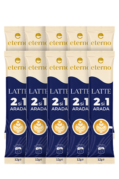Eterno 2'si 1 Arada Latte Kahve 12g - 10'lu Paket