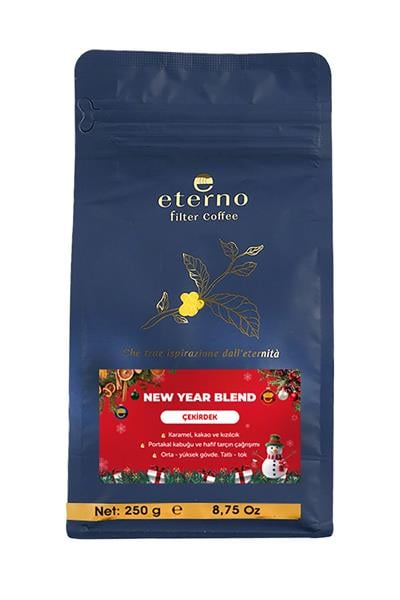 Eterno New Year Blend  Filtre Kahve Çekirdeği 250gr - Kahve Makineleri ile Uyumlu