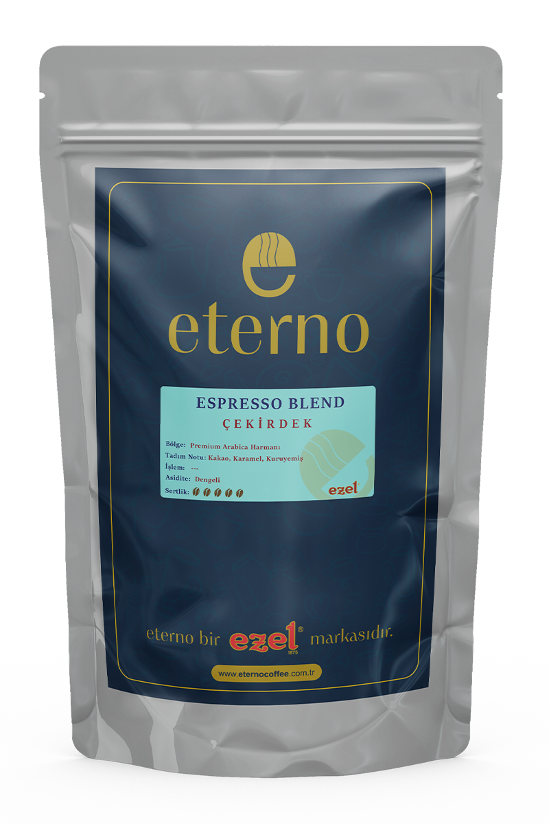 Eterno Barista Serisi - Espresso Blend Filtre Kahve Çekirdeği 1000 g - Kahve Makineleri ile Uyumlu