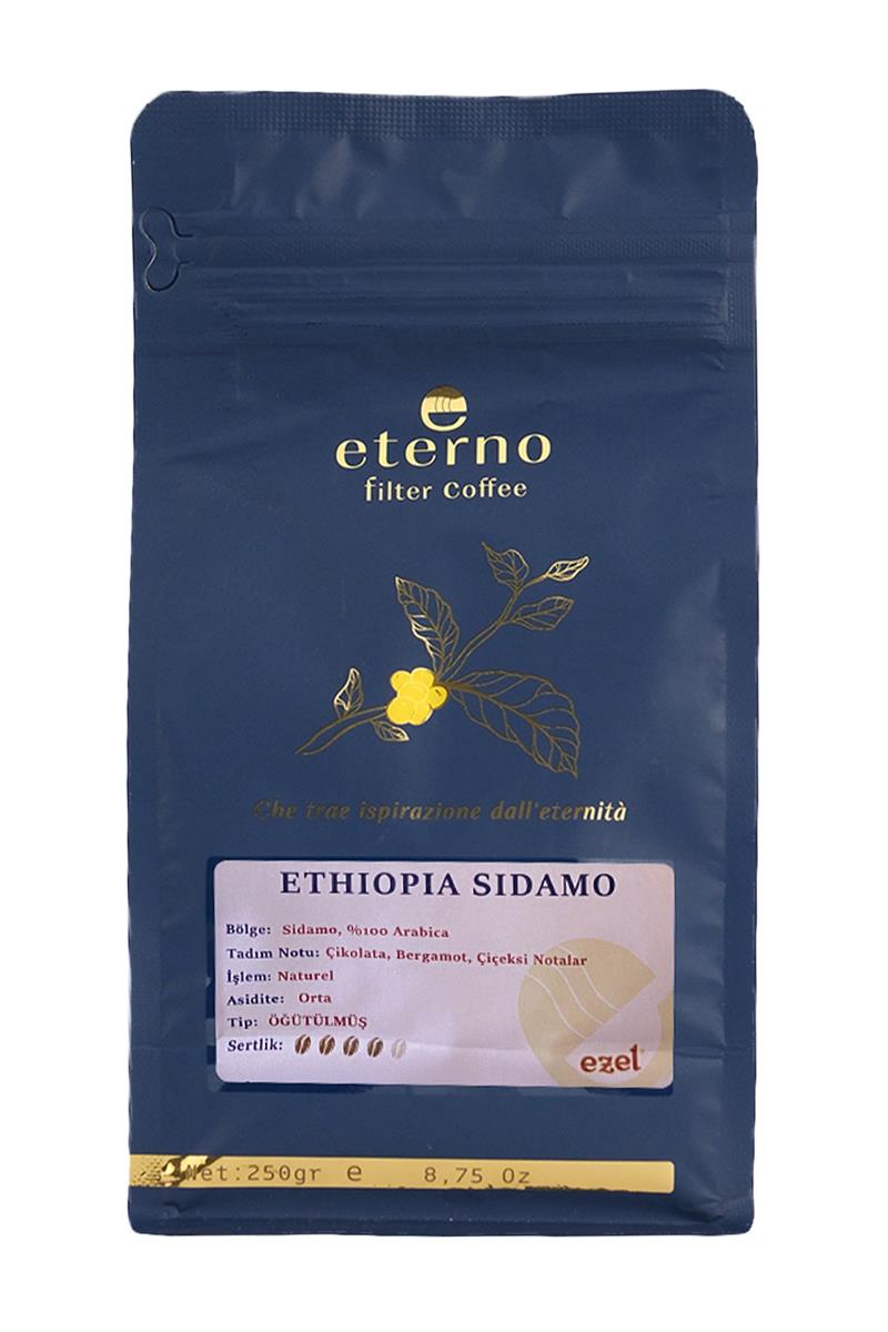 Eterno Ethopia Sidamo Öğütülmüş  - 250gr