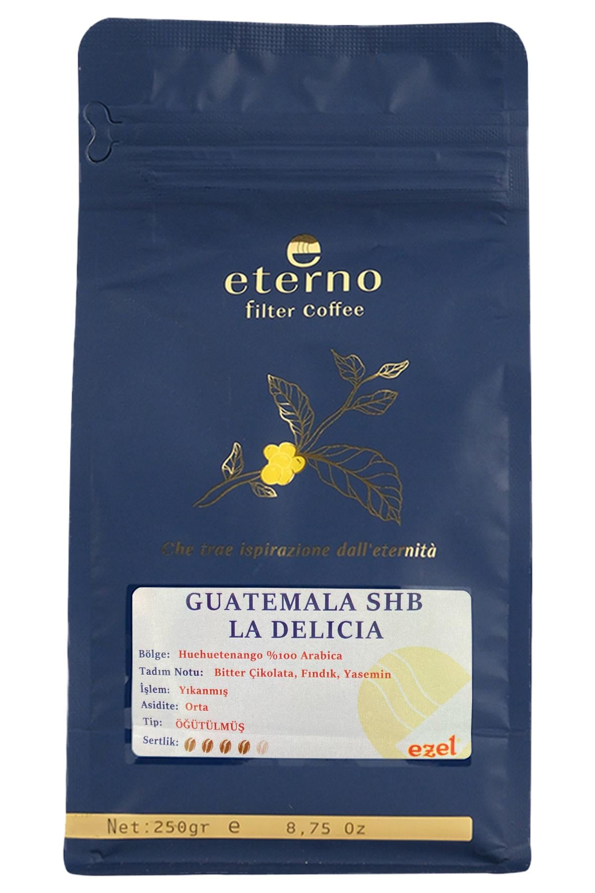 ETERNO GUATEMALA SHB LA DELICIA  ÖĞÜTÜLMÜŞ - 250GR