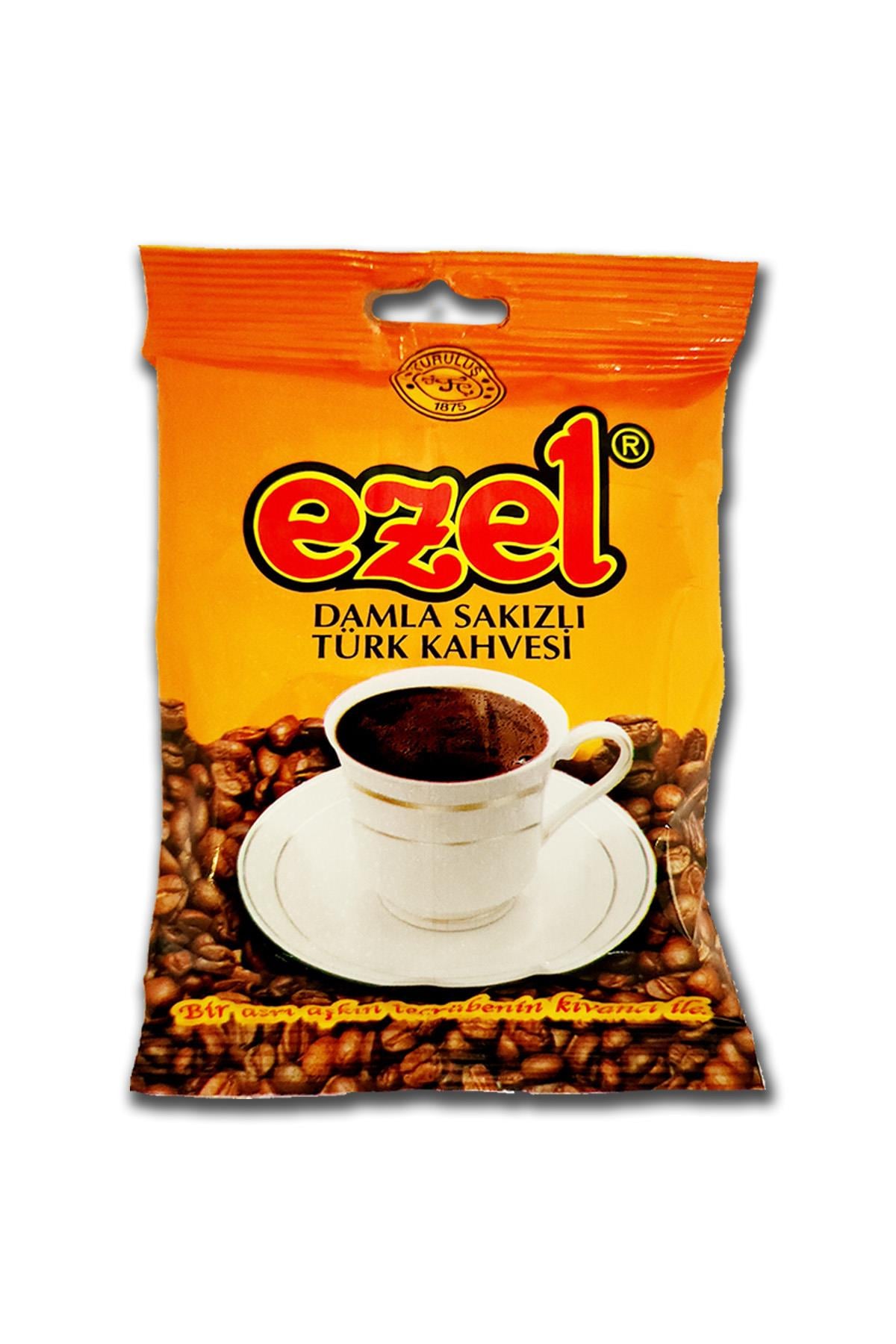 Ezel Damla Sakızlı Türk Kahvesi - Orta Kavrulmuş - Öğütülmüş - 100gr