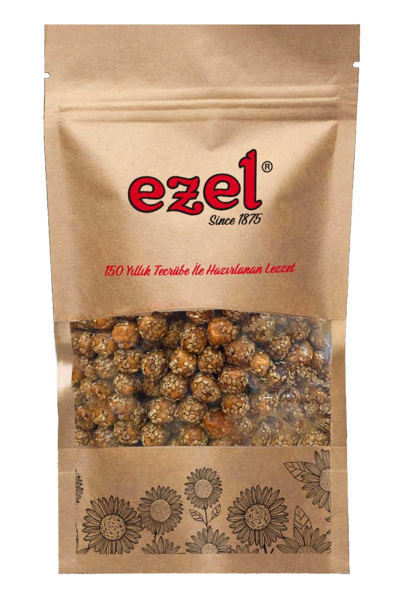 Ezel Kuruyemiş Susamlı Ballı Top 500 g - Zipli Ambalaj