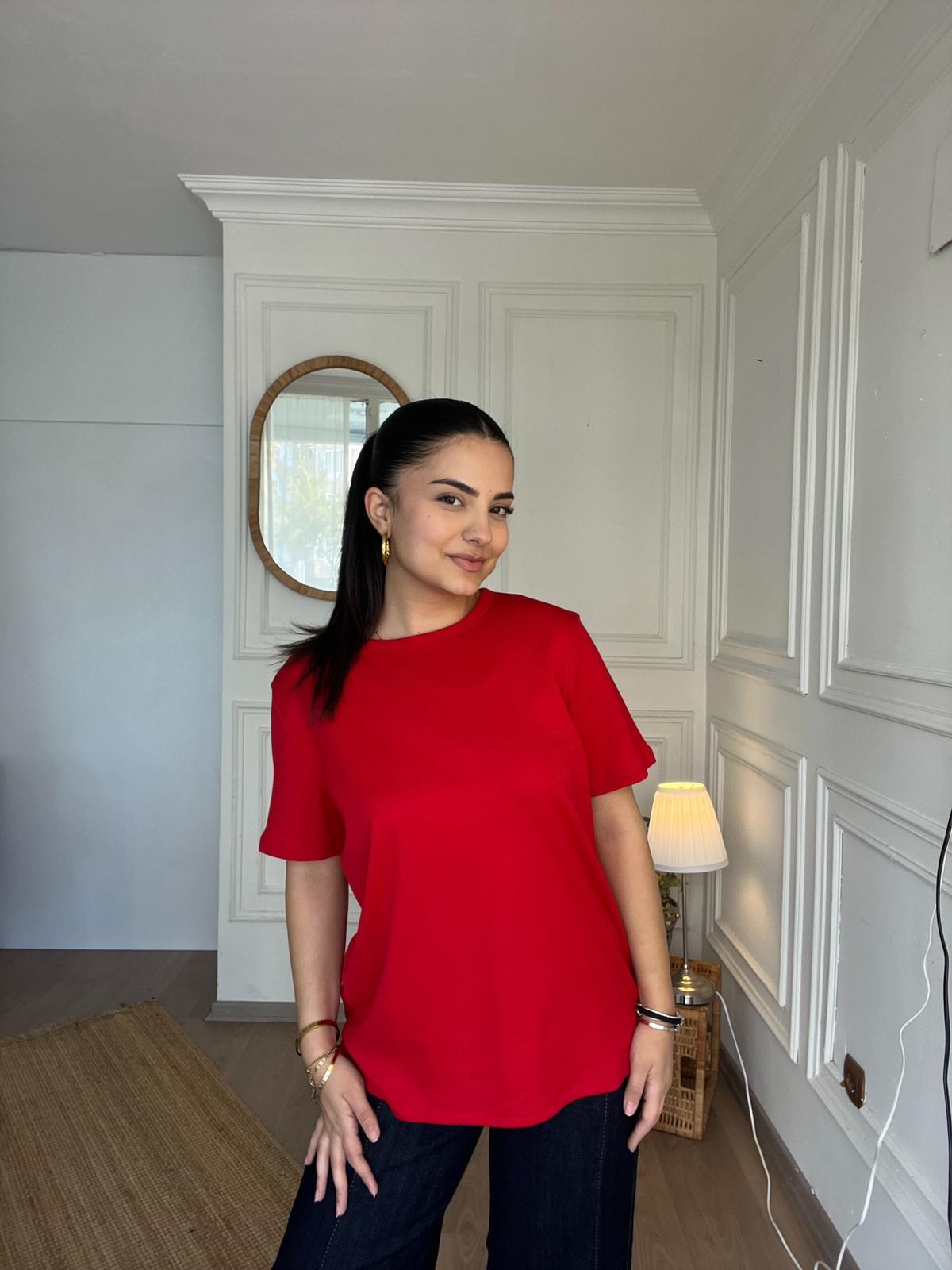 Basic Tshirt Kırmızı