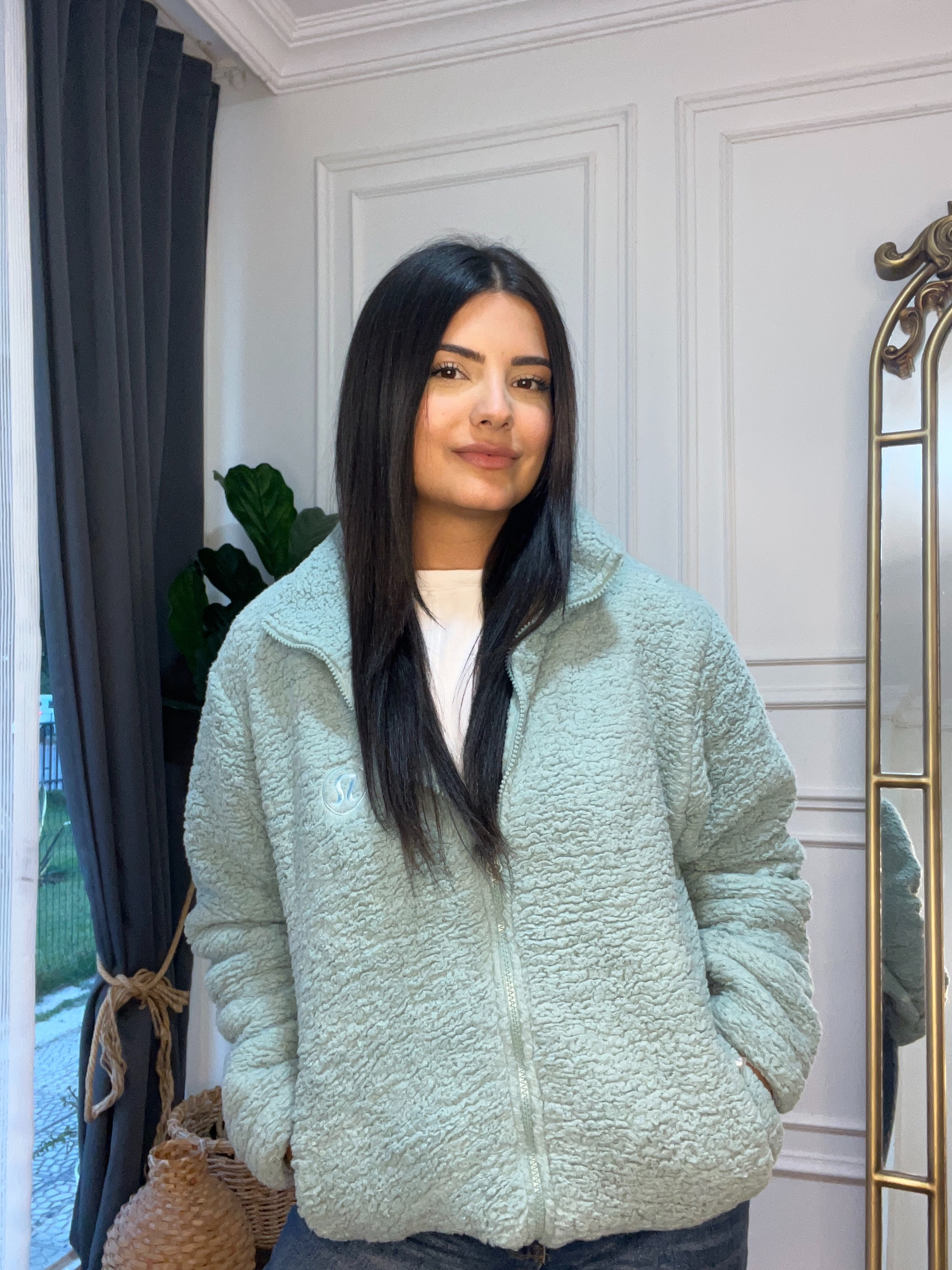 Lulu Yumoş Polar Mont Su Yeşili