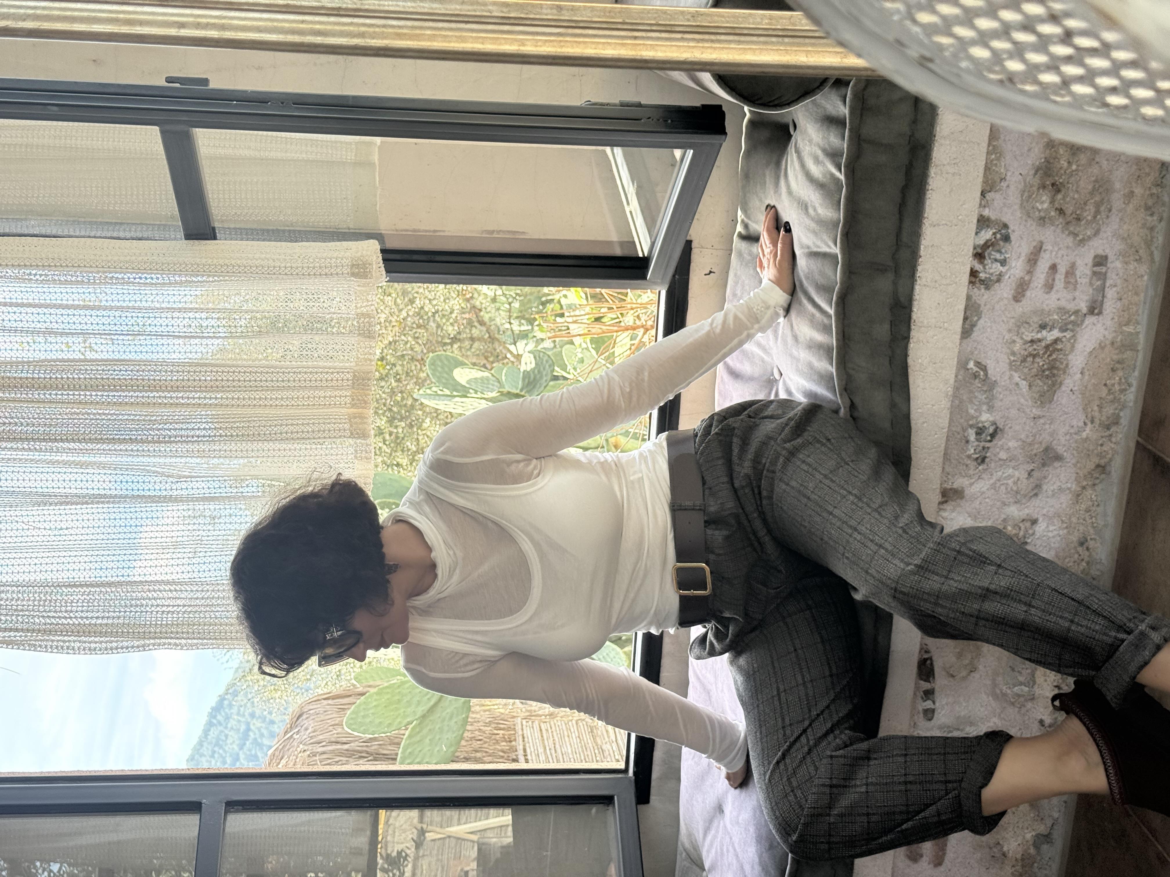 Örme Atlet Detaylı Body Ekru