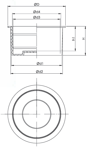 T4001ER008x teknik çizim