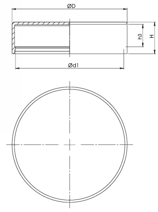 T4003ER016X teknik çizim