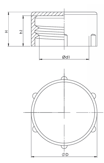T5001ER200X teknik çizim