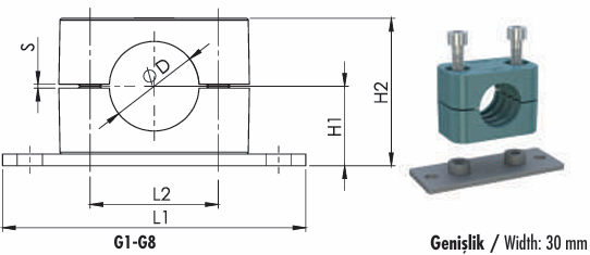 213G2-1500 teknik çizim