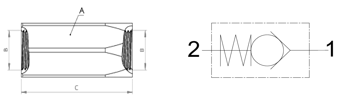 CV-50-G2V teknik çizim