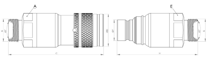 QCF-10A-G38M teknik çizim