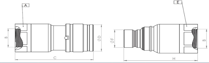QCF-10A-G12 teknik çizim