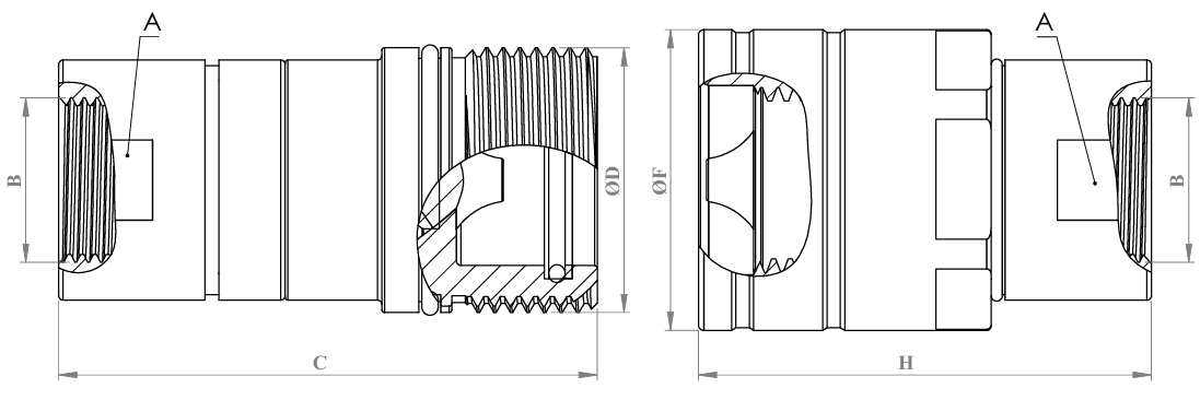 QC-STC-12A-G12 teknik çizim