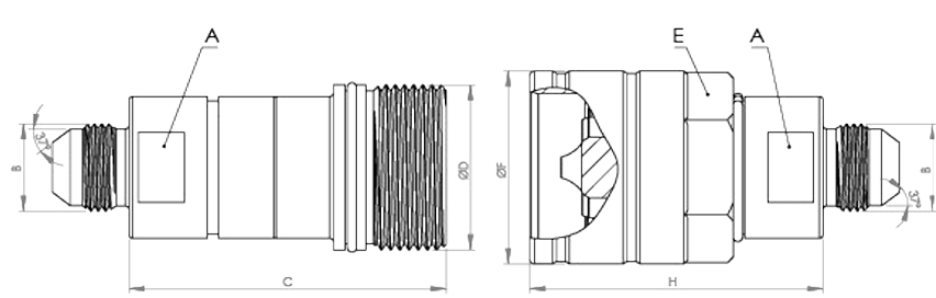 QC-STC-10B-MSAE5 teknik çizim