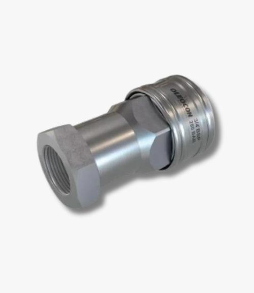 3/8 BSP PASLANMAZ HİDROLİK OTOMATİK RAKOR ( DİŞİ )