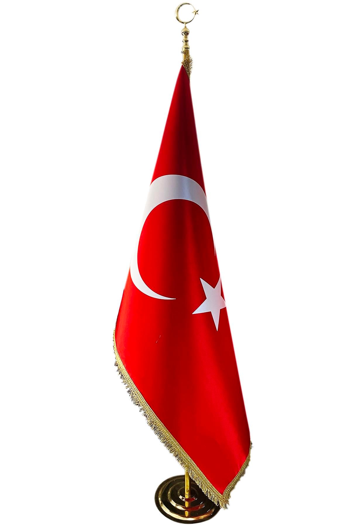 Simli Pirinç Set Makam Bayrağı