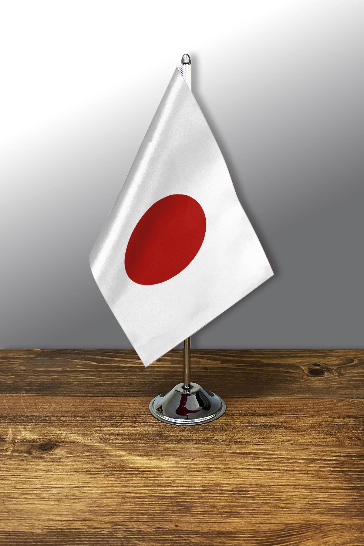 Tekli Masa Bayrağı Set - Japonya