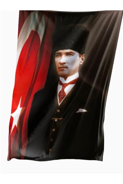 Atatürk Posteri 100x150 cm 1. Kalite Raşel Kumaş