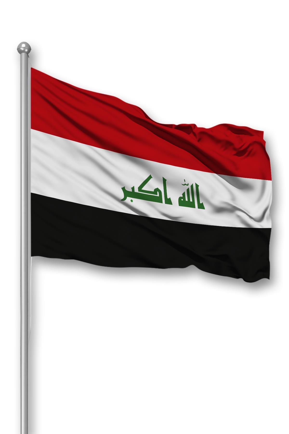 Irak Ülke Bayrağı 1. Kalite Raşel Kumaş