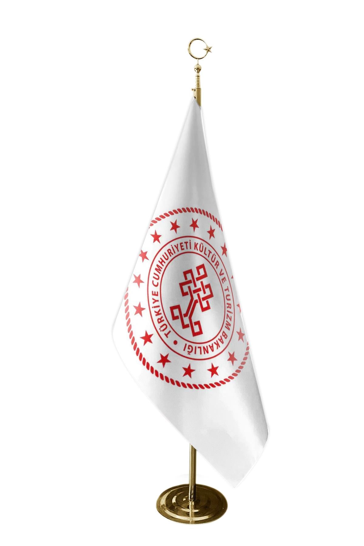 Kültür ve Turizm Bakanlığı- Kurum Makam Bayrağı (Gold Set)